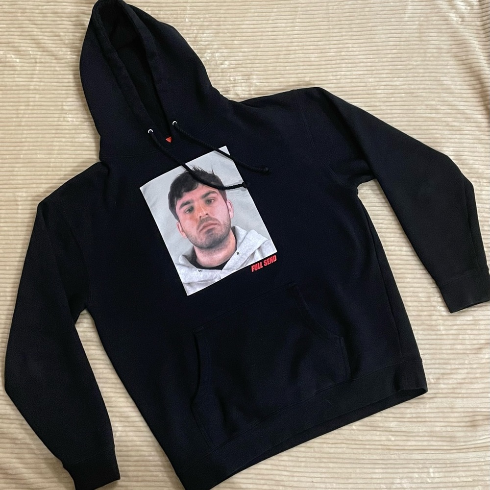 NELK BOYS FULL SEND Kyle Mugshot Hoodie (SOLD)